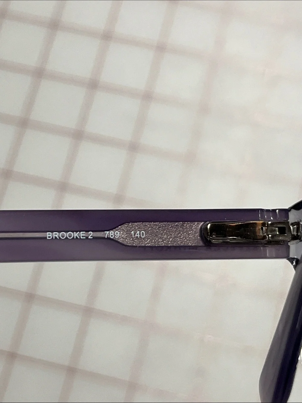 REBECCA MINKOFF NWOT Brooke 2 Preppy Academia Translucent Lilac Round Frames 49
